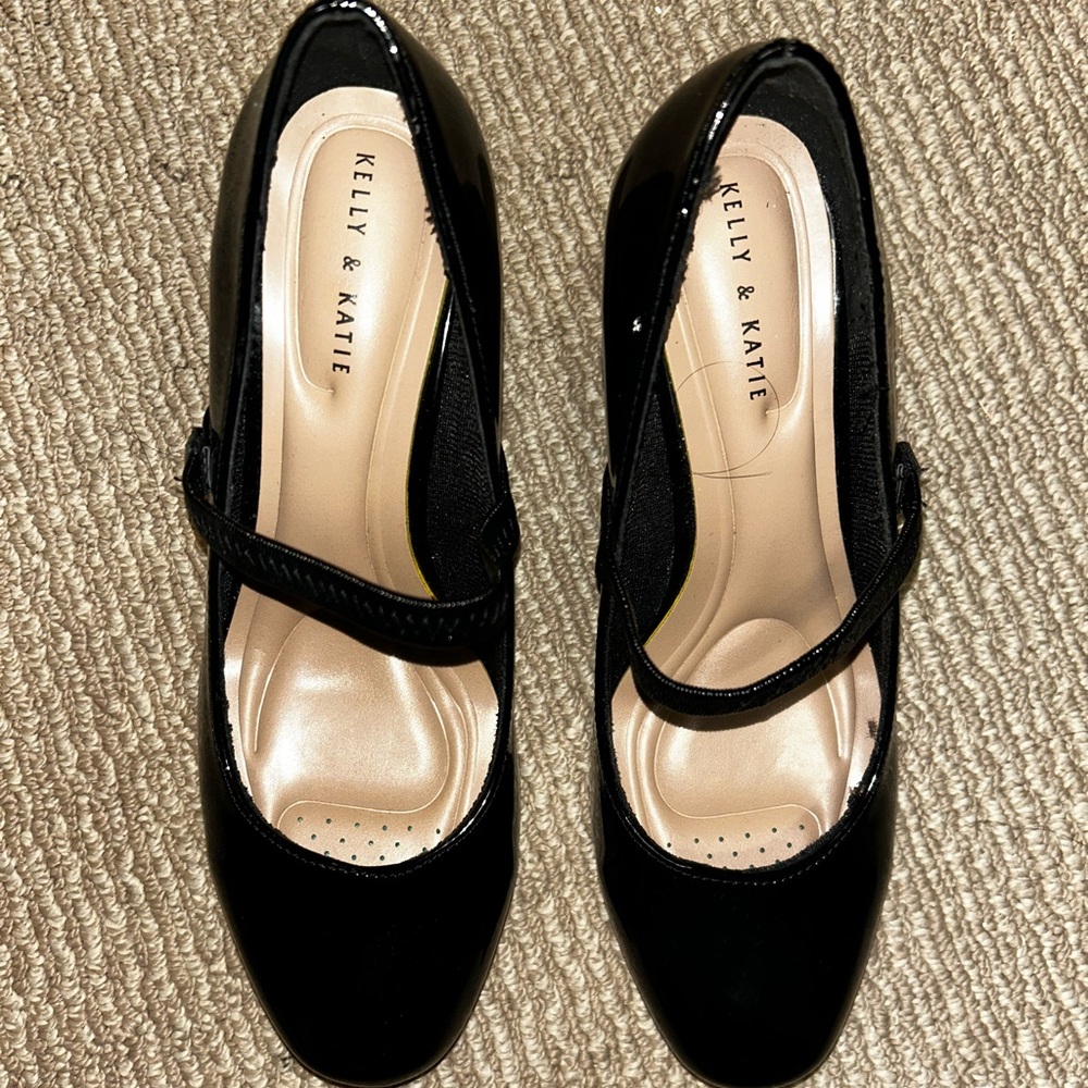 Kelly & Katie patent heel